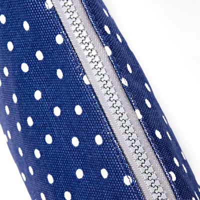 Navy Polka Dot Maida Vale Pouch | Ori London | boogie + birdie