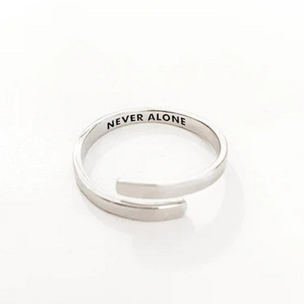 Never Alone Adjustable Ring | Glasshouse Goods | boogie + birdie