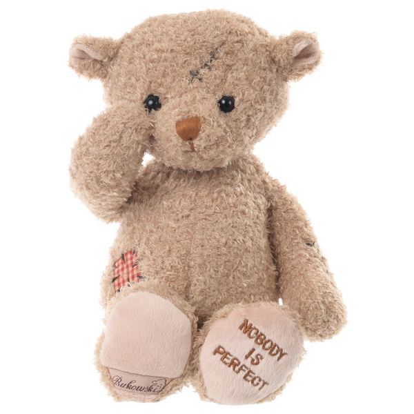 Nobody's Perfect Plush Bear with Bandages | Bukowski Bears | boogie + birdie