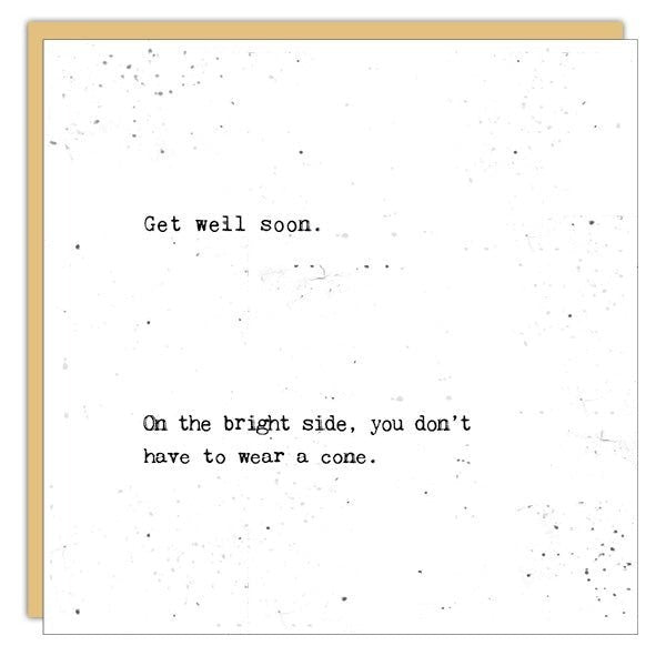 No Cone Get Well Card (SLG1019) | Cedar Mountain | boogie + birdie