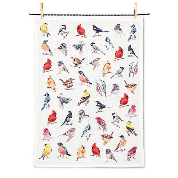 North American Birds Tea Towel 20x28" | boogie + birdie