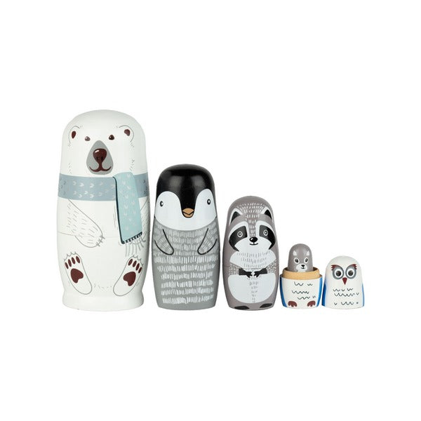 Wooden Northern Nesting Animals | Holiday Decor | boogie + birdie
