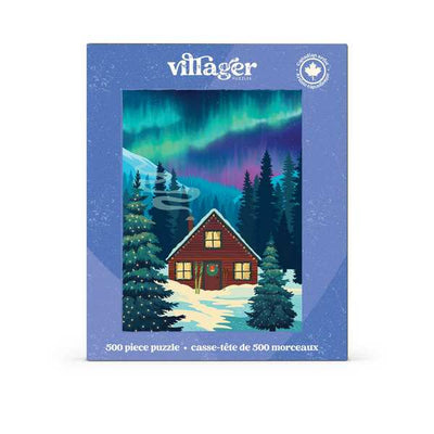 Northern Cabin 500 Piece Puzzle | Villager Puzzles | boogie + birdie