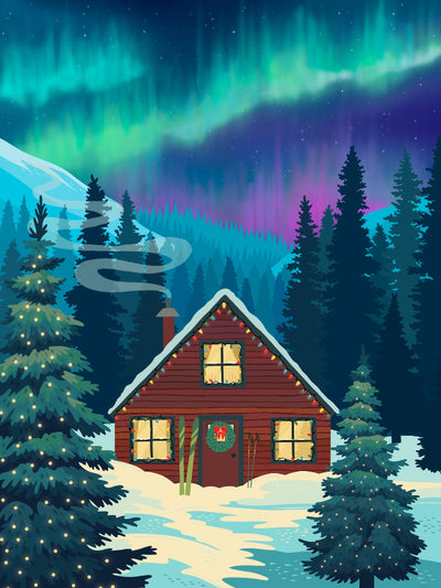 Northern Cabin 500 Piece Puzzle | Villager Puzzles | boogie + birdie