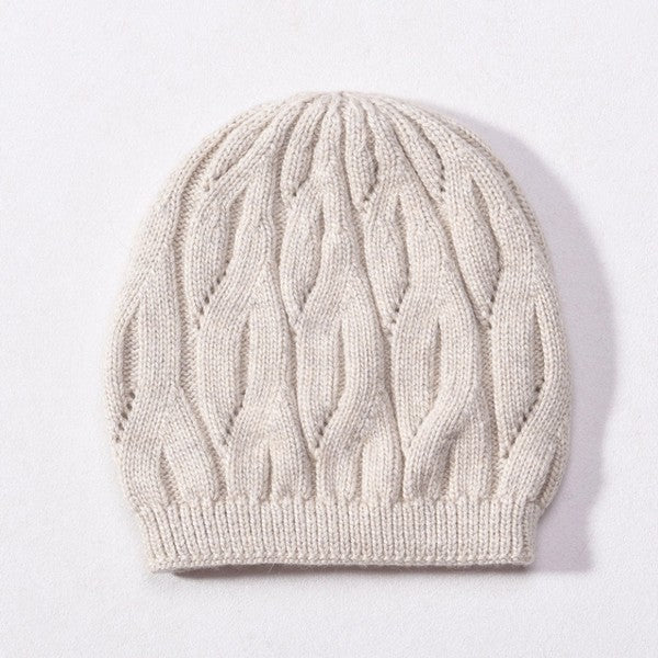 Oatmeal Cable Knit Beanie | Accessories | boogie + birdie

