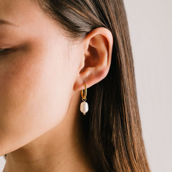 Gold Oceane Waterproof Hoops | Lover's Tempo | boogie + birdie