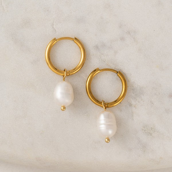 Gold Oceane Waterproof Hoops | Lover's Tempo | boogie + birdie