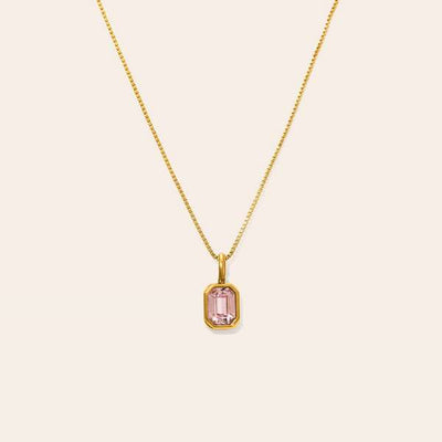 Gold Opal October Birthstone Waterproof Necklace | Lover's Tempo | boogie + birdie