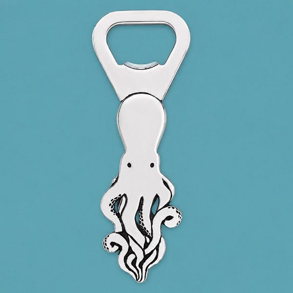 Pewter Octopus Bottle Opener | Basic Spirit | boogie + birdie