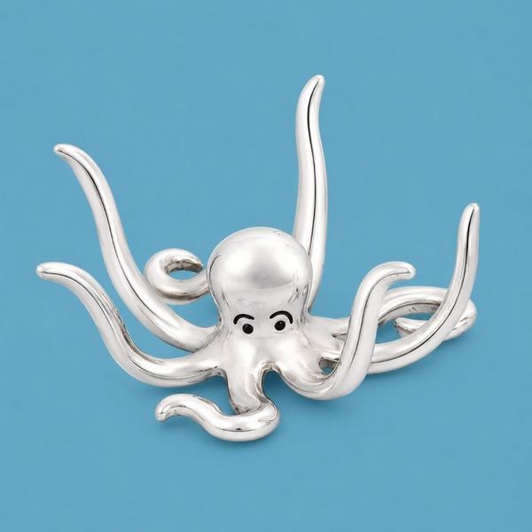 Pewter Octopus Ring Holder | Basic Spirit | boogie + birdie