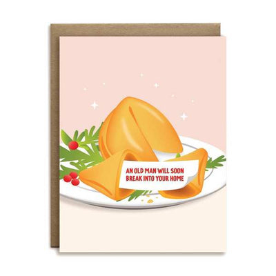 Old Man Break In, Fortune Cookie Christmas Card | I'll Know It When I See It | boogie + birdie
