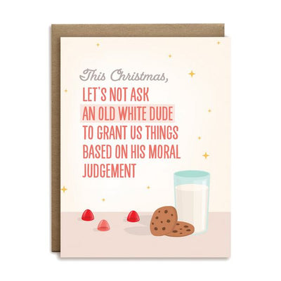 Old White Dude Christmas Card | I'll Know It When I See It | boogie + birdie