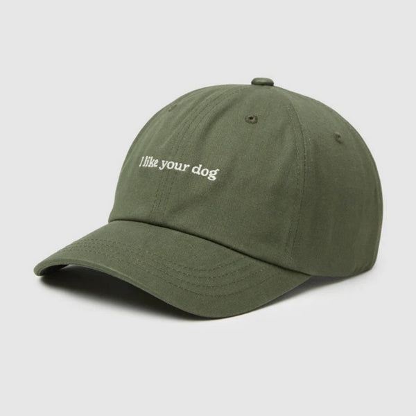 Olive I Like Your Dog Slogan Peak Hat | tentree | boogie + birdie