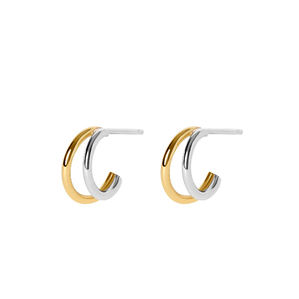 Olivia Two-Tone Drop Earrings | BAMBU Jewellery | boogie + birdie

