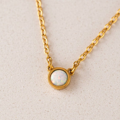 Gold Opal Waterproof Necklace | Lover’s Tempo | boogie + birdie
