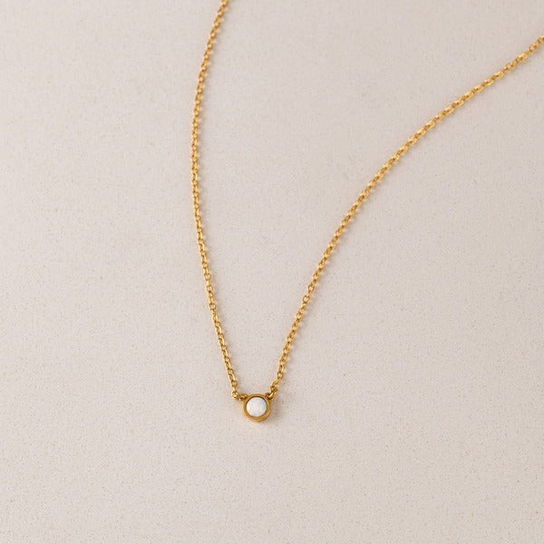 Gold Opal Waterproof Necklace | Lover’s Tempo | boogie + birdie