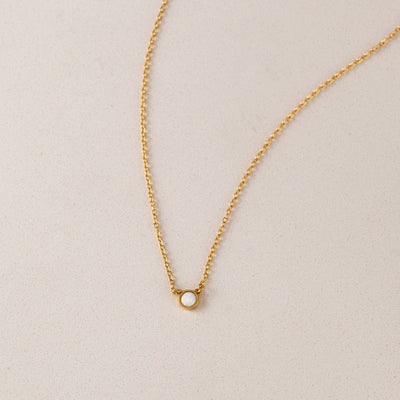 Gold Opal Waterproof Necklace | Lover’s Tempo | boogie + birdie