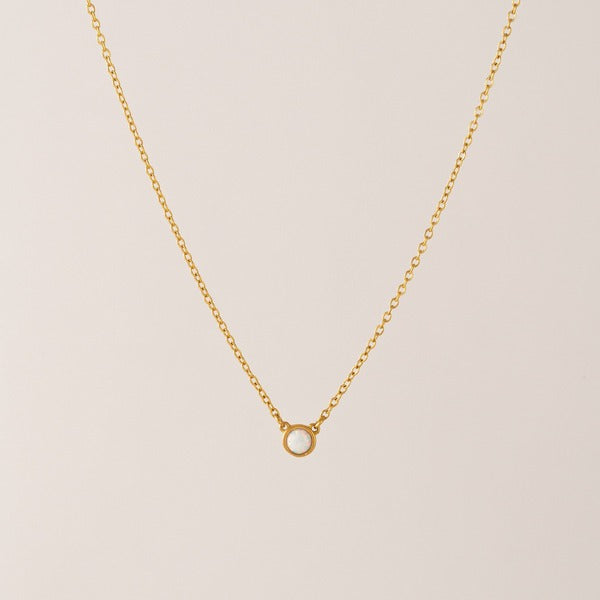 Gold Opal Waterproof Necklace | Lover’s Tempo | boogie + birdie