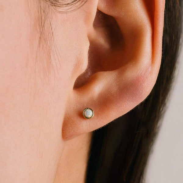 Waterproof Opal Stud Earrings | Lover's Tempo | boogie + birdie