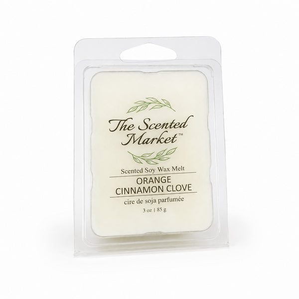 Orange Cinnamon Clove Soy Wax Melts | Pack of 6 | The Scented Market | boogie + birdie