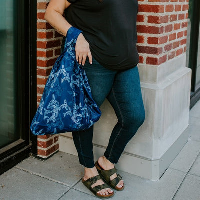 Orca Family Haisla Heiltsuk Foldable Bag | Native Northwest | boogie + birdie
