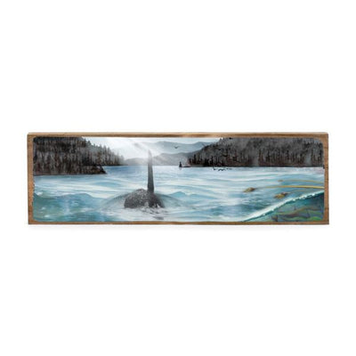 Orca Straight Timber Art | Cedar Mountain Studios | boogie + birdie