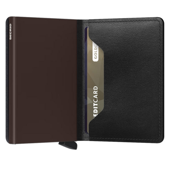 Original Black Brown Secrid Slimwallet  | Wallets| boogie + birdie 