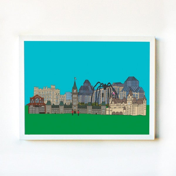 Ottawa Cityscape Print 8x10 | Creationz by Catherine | boogie + birdie

