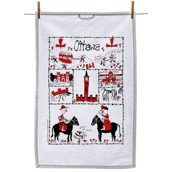 Ottawa Tea Towel | Sa Boothroyd | boogie + birdie