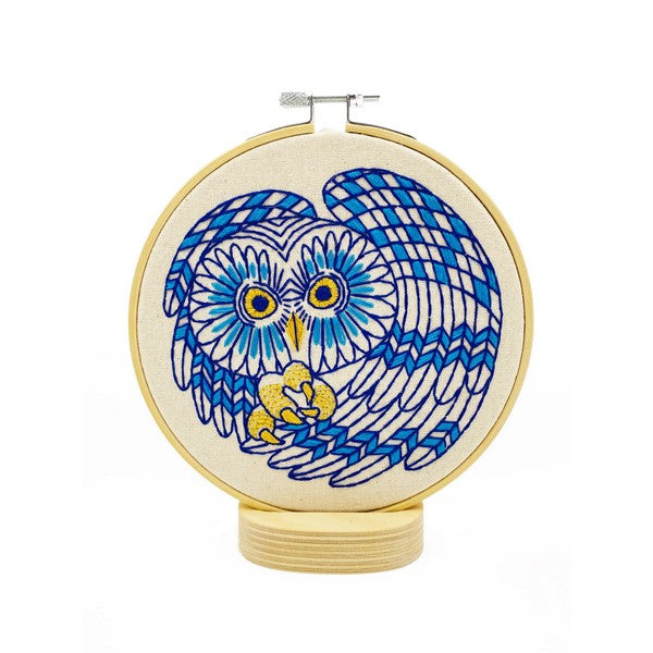 Boreal Owl Embroidery Kit | Hook, Line & Tinker | boogie + birdie

