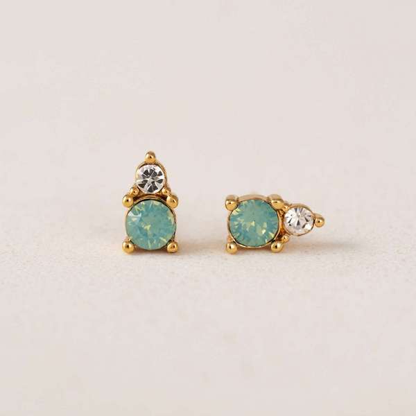 Pacific Opal Dolce Stud Earrings | Lover's Tempo | boogie + birdie