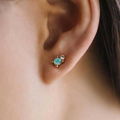 Pacific Opal Dolce Stud Earrings | Lover's Tempo | boogie + birdie