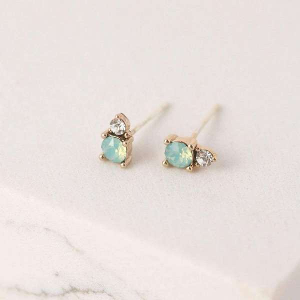 Pacific Opal Dolce Stud Earrings | Lover's Tempo | boogie + birdie