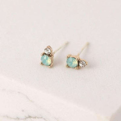Pacific Opal Dolce Stud Earrings | Lover's Tempo | boogie + birdie