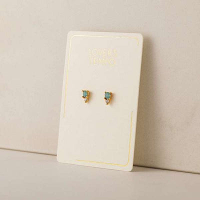 Pacific Opal Dolce Stud Earrings | Lover's Tempo | boogie + birdie