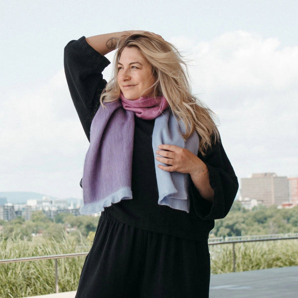 Pansy Pop Seamless Scarf | Pokoloko | boogie + birdie