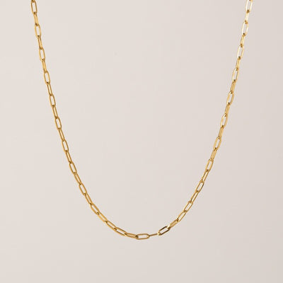 Gold Waterproof Paperclip Necklace | Lover’s Tempo | boogie + birdie