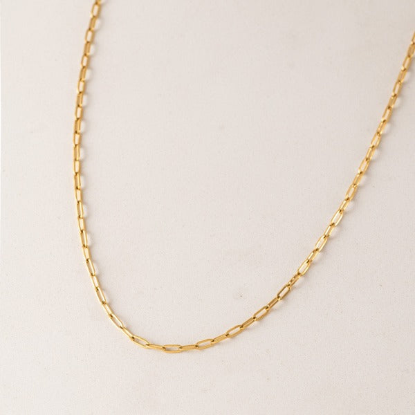Gold Waterproof Paperclip Necklace | Lover’s Tempo | boogie + birdie
