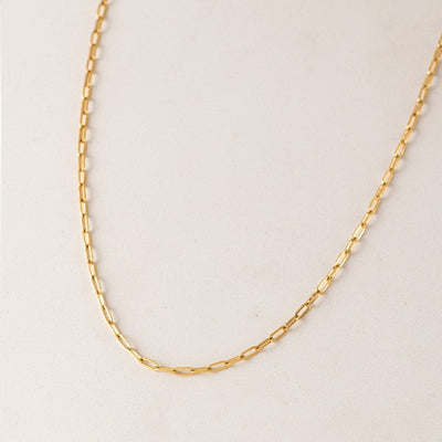 Gold Waterproof Paperclip Necklace | Lover’s Tempo | boogie + birdie