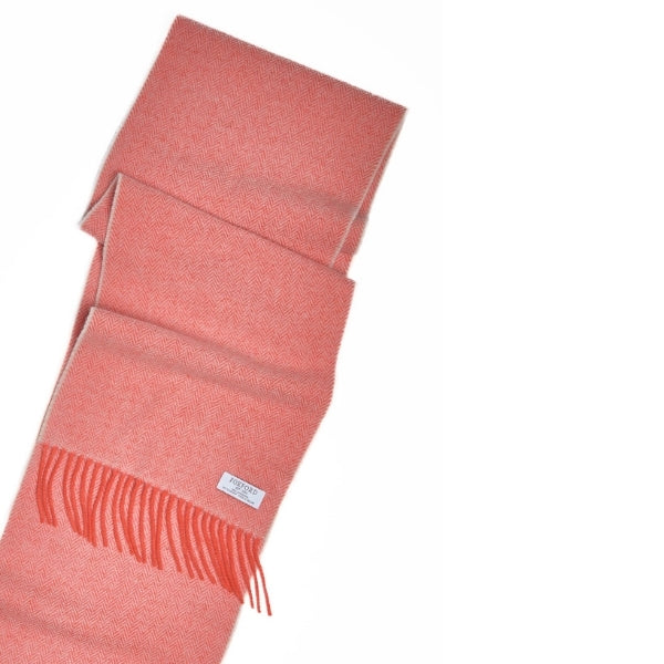 Paprika & Champagne Lambswool Scarf | Foxford | boogie + birdie

