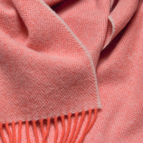 Paprika & Champagne Lambswool Scarf | Foxford | boogie + birdie