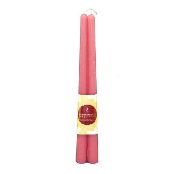 Paris Pink Beeswax Taper Candles | Honey Candles | boogie + birdie
