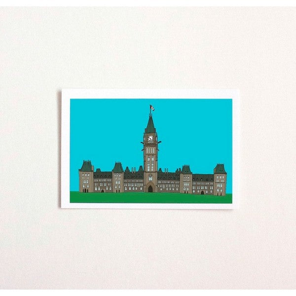 Parliament Blue Sky Postcard