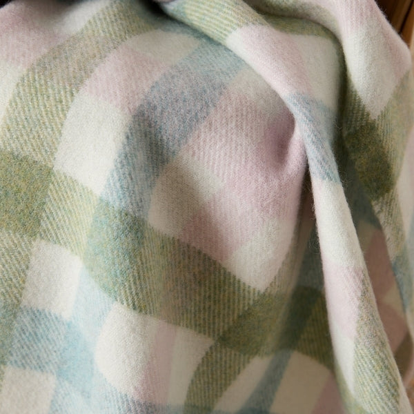 Pastel Check Lambswool Baby Blanket | Foxford | boogie + birdie