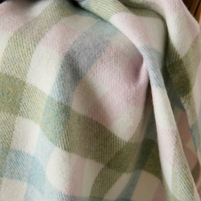 Pastel Check Lambswool Baby Blanket | Foxford | boogie + birdie