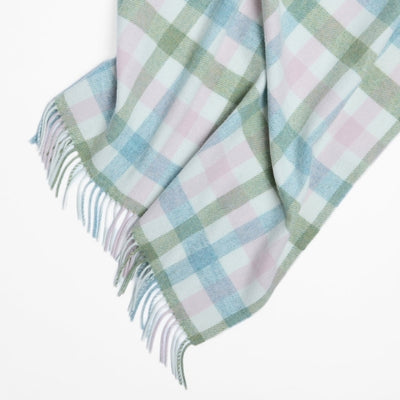 Pastel Check Lambswool Baby Blanket | Foxford | boogie + birdie
