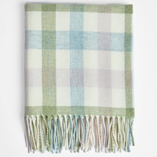 Pastel Check Lambswool Baby Blanket | Foxford | boogie + birdie