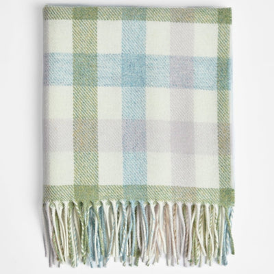 Pastel Check Lambswool Baby Blanket | Foxford | boogie + birdie