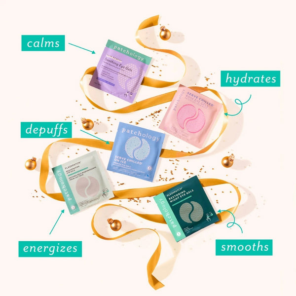 Patching All the Way Under Eye Gels | 5 Assorted Pairs | Patchology | boogie + birdie