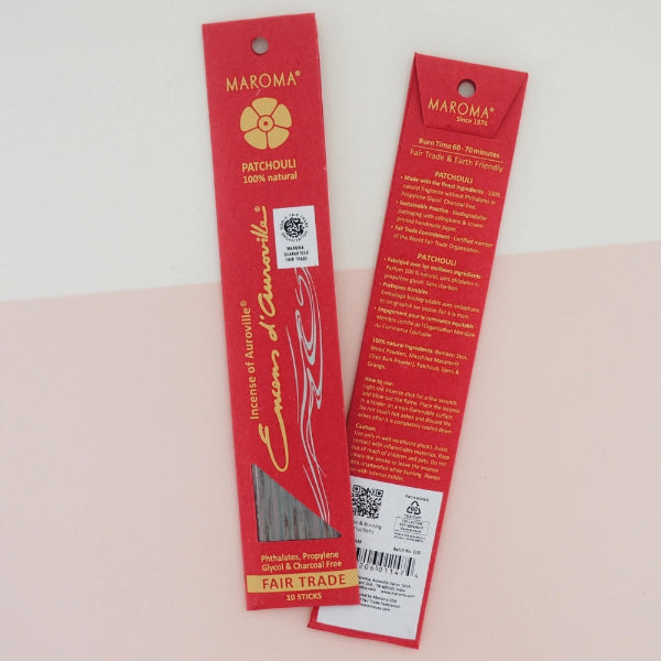 Patchouli Incense | Maroma | boogie + birdie